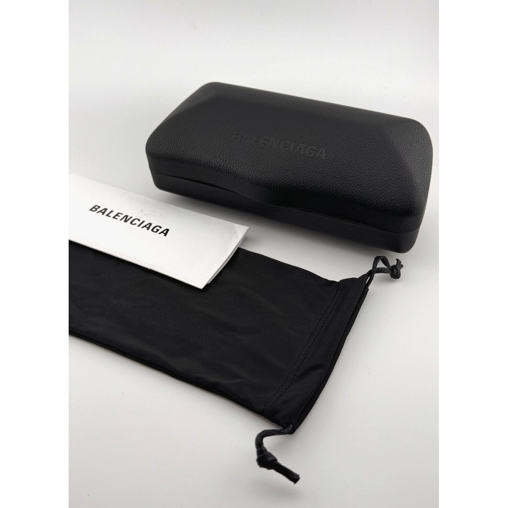 Balenciaga Leather Sunglasses Eyeglass Case w Dust Bag & Card - Picture 3 of 5
